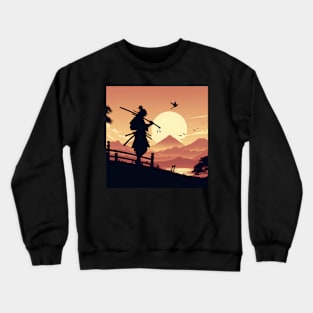 Samurai Silhouette #27 Crewneck Sweatshirt